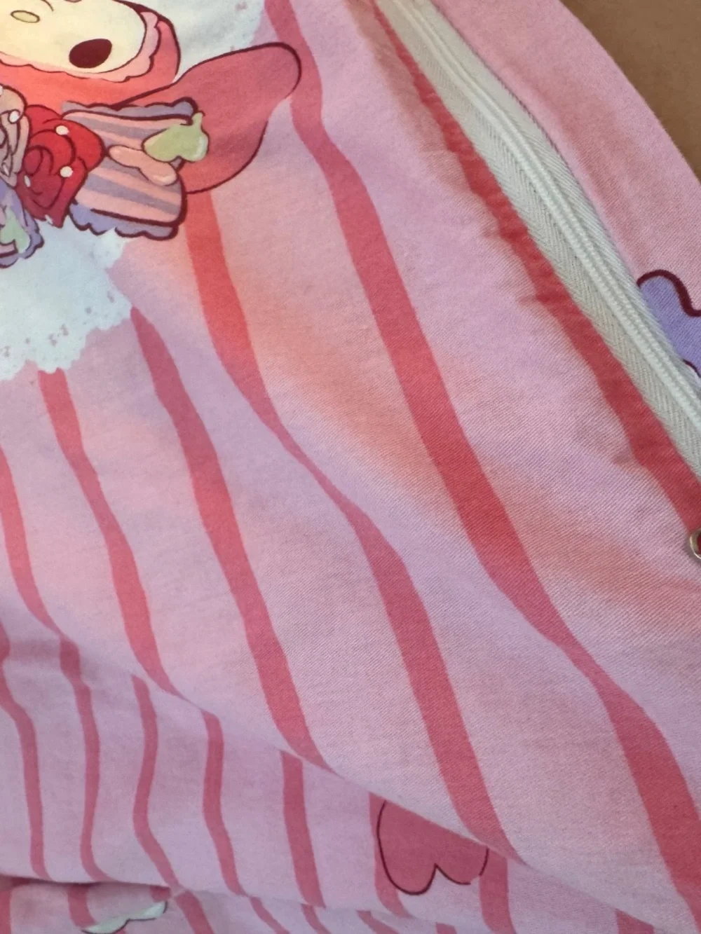 3 piece set My melody hello kitty set duvet cover fitted sheet pillowcases